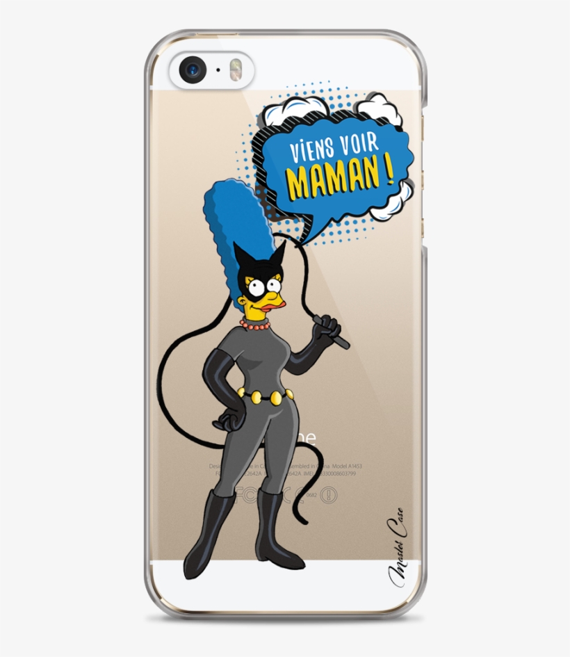 Coque Iphone 5/5s/se Marge Simpson Cartoon Design- - Iphone, transparent png download