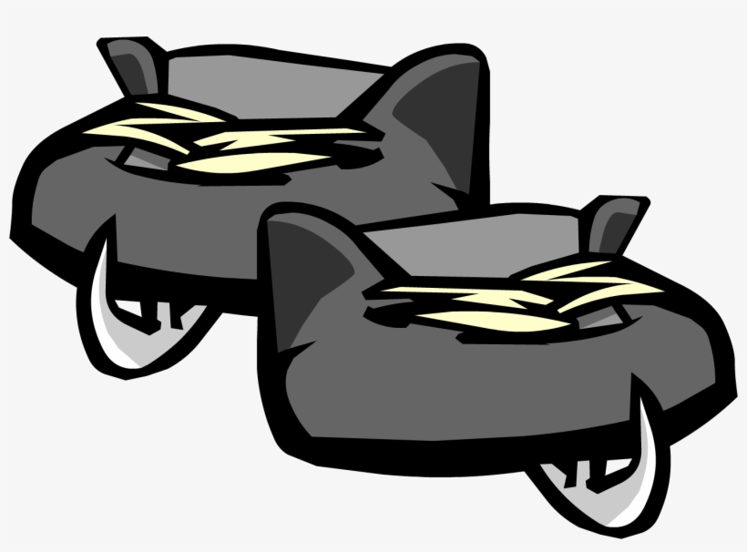 Ice Skates - Club Penguin Ice Skates, transparent png download