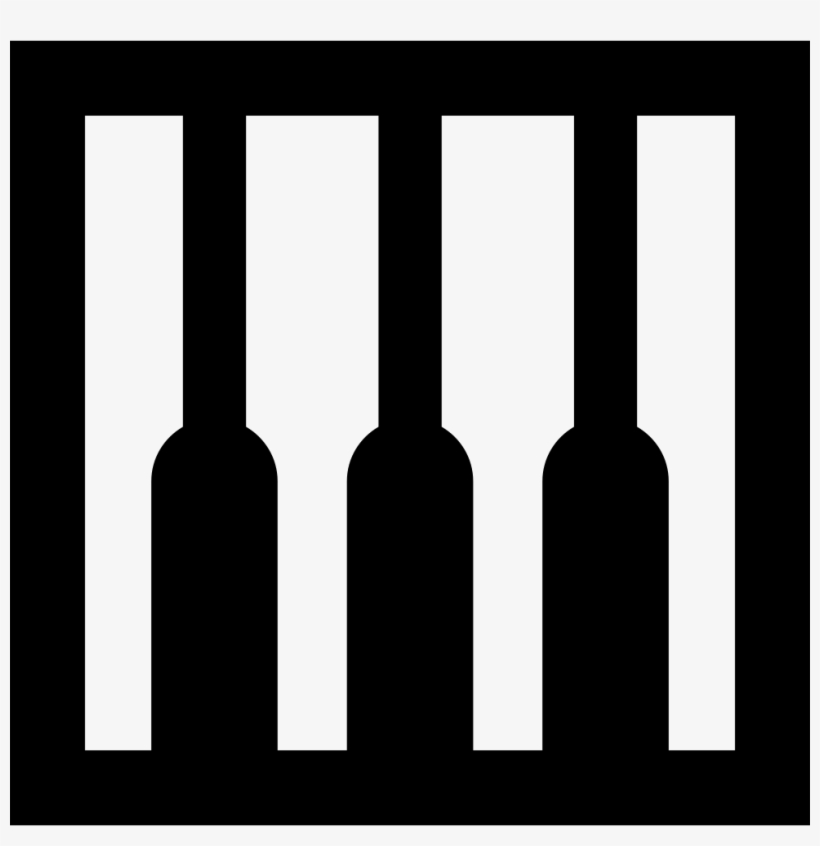 Piano Keys - - Monochrome, transparent png download