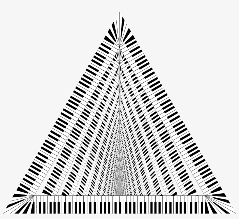 This Free Icons Png Design Of Piano Keys Triangle Vortex, transparent png download