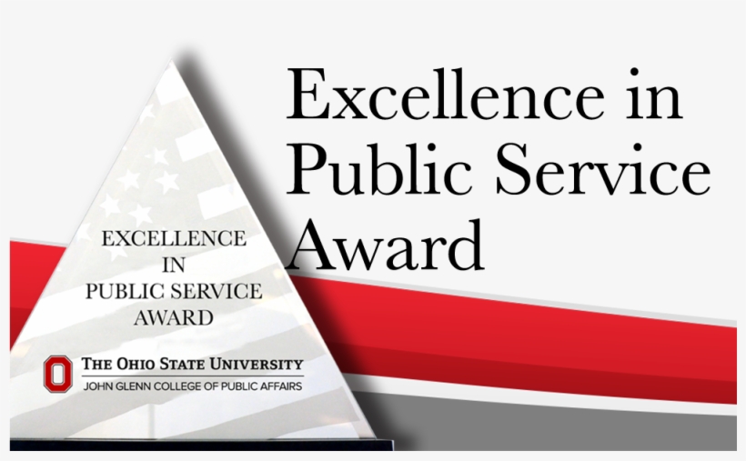 Excellenece In Public Service Award Head - Award, transparent png download
