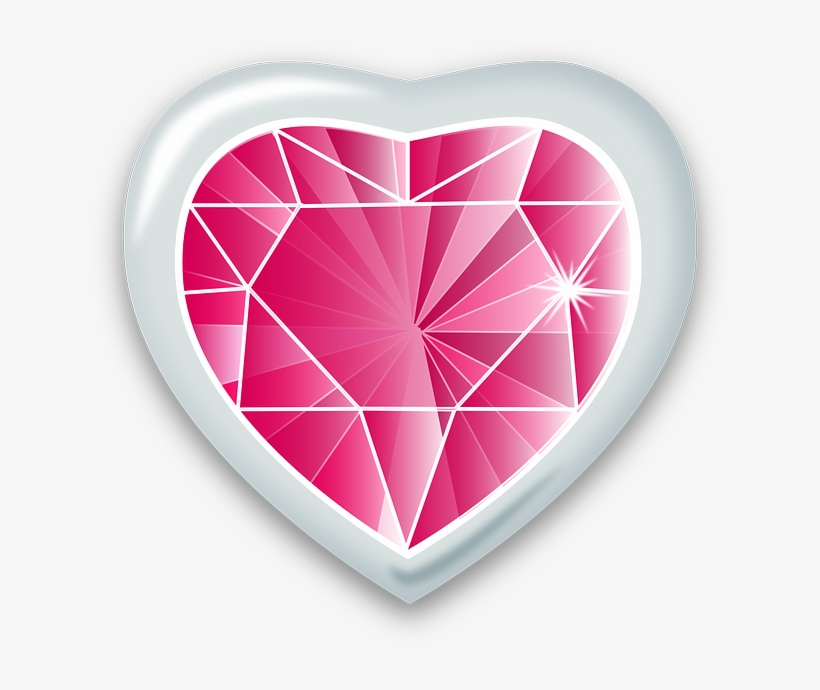 Expensive Heart, Ruby, Valentine, Jewellery, Red, Love, - Ruby Heart Shower Curtain, transparent png download