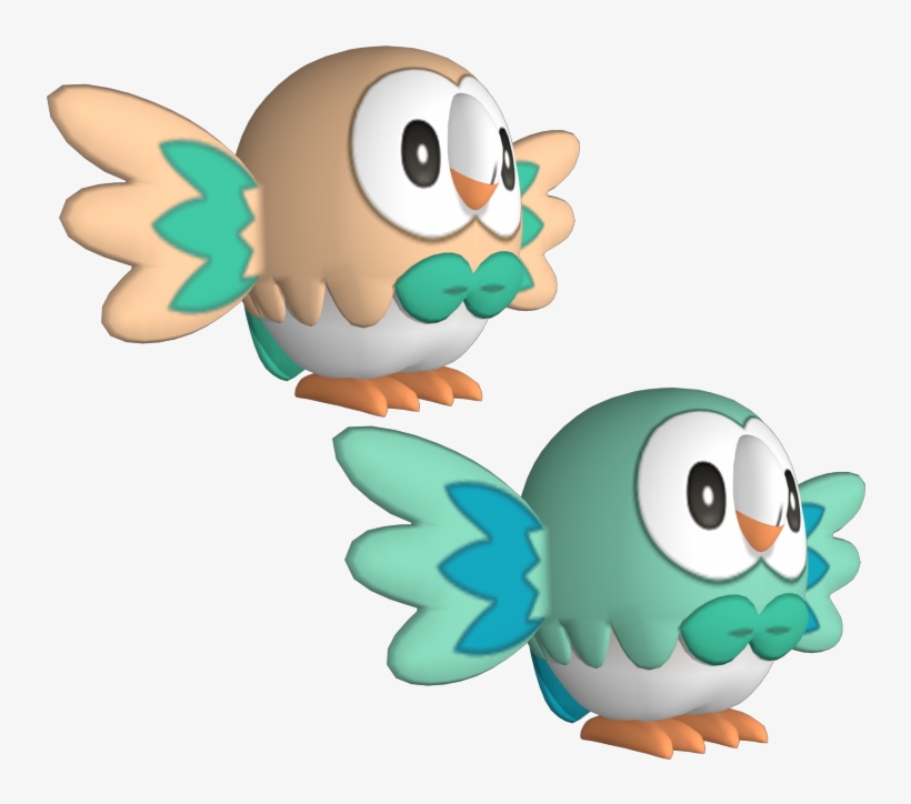 Download Zip Archive - Mmd Rowlet, transparent png download