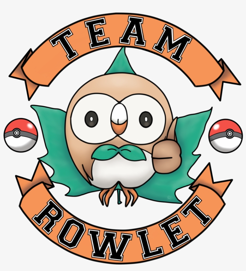 Team Rowlet By Nervousbrandon-da50lsx, transparent png download