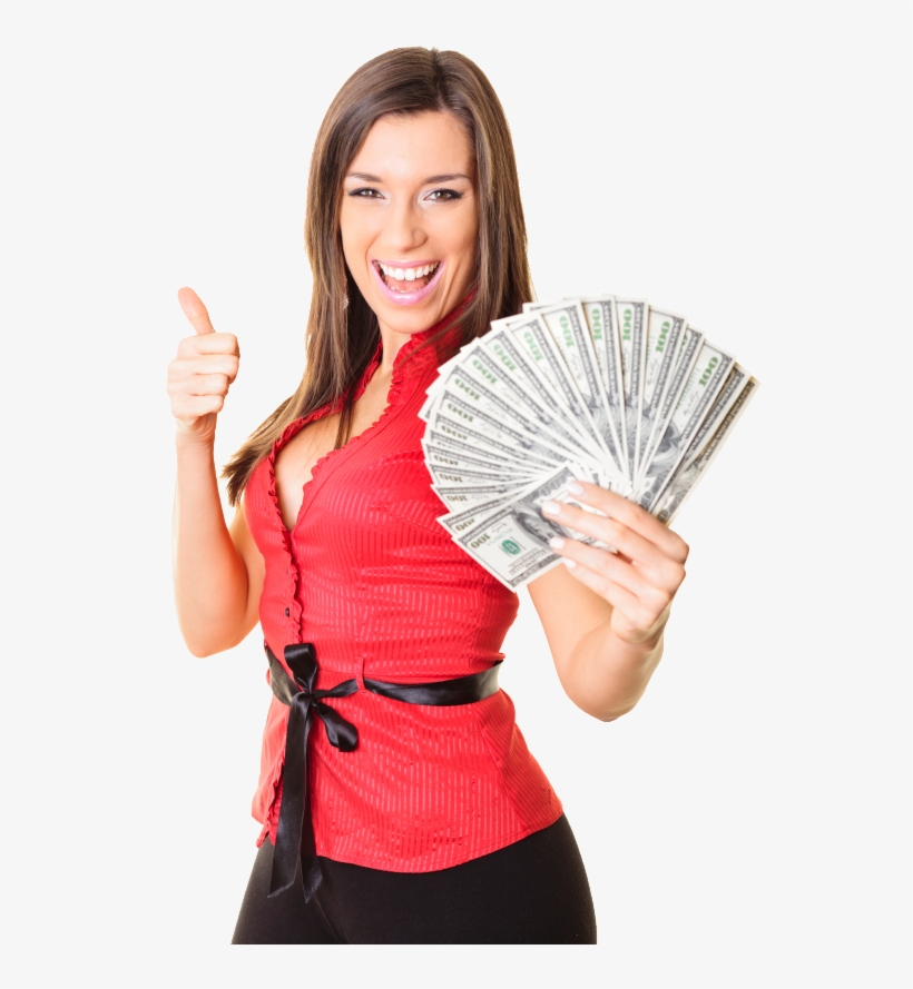 Publisher's Clearing House Sweepstakes - Woman With Money Png, transparent png download