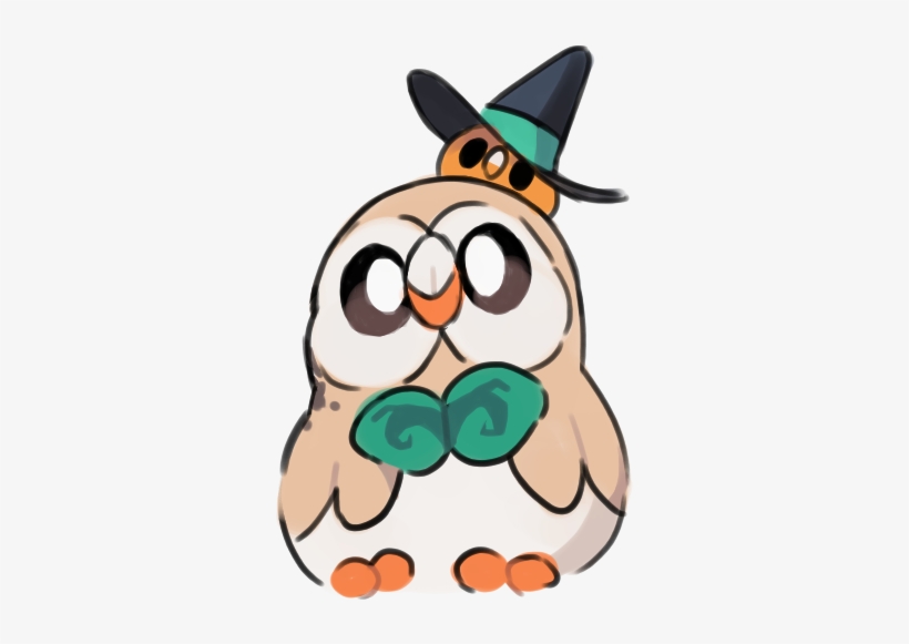 Image - Halloween Rowlet, transparent png download