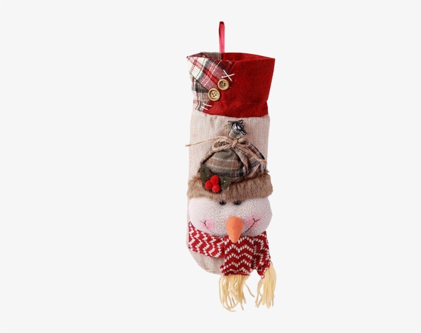 Hiliss 2pcs Snowman Santa Claus Christmas Candy Bag - Christmas Day, transparent png download