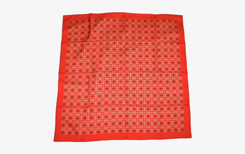 Hermès Red Silk Scarf - Zoeva 10-color Eyeshadow Palette, transparent png download
