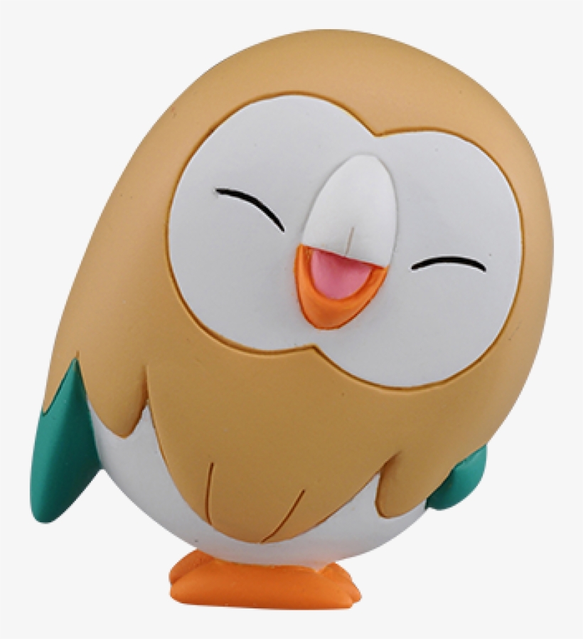 *takara Tomy* Rowlet Monster Collection Ex Figure - Rowlet Tomy, transparent png download