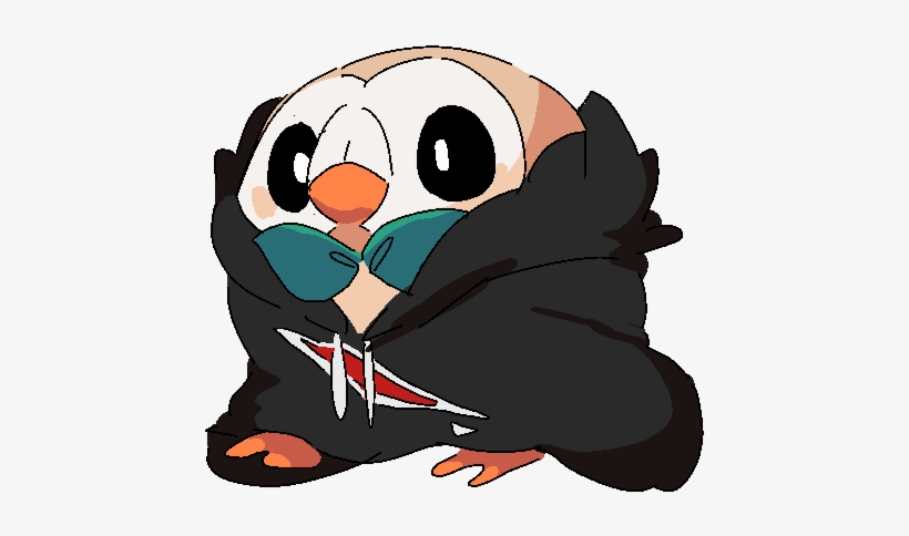 Gladio And Rowlet Drawn By Kundroid - Pokémon, transparent png download