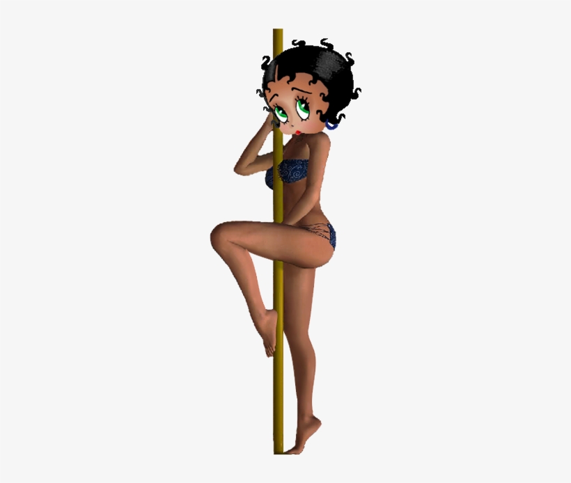 Pole Dancing Betty - Betty Boop Pole Dance, transparent png download