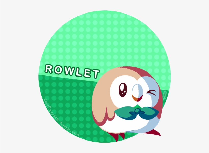 Tumblr O78zsmso301rzdrddo1 540 - Pokemon Sun And Moon Rowlet, transparent png download