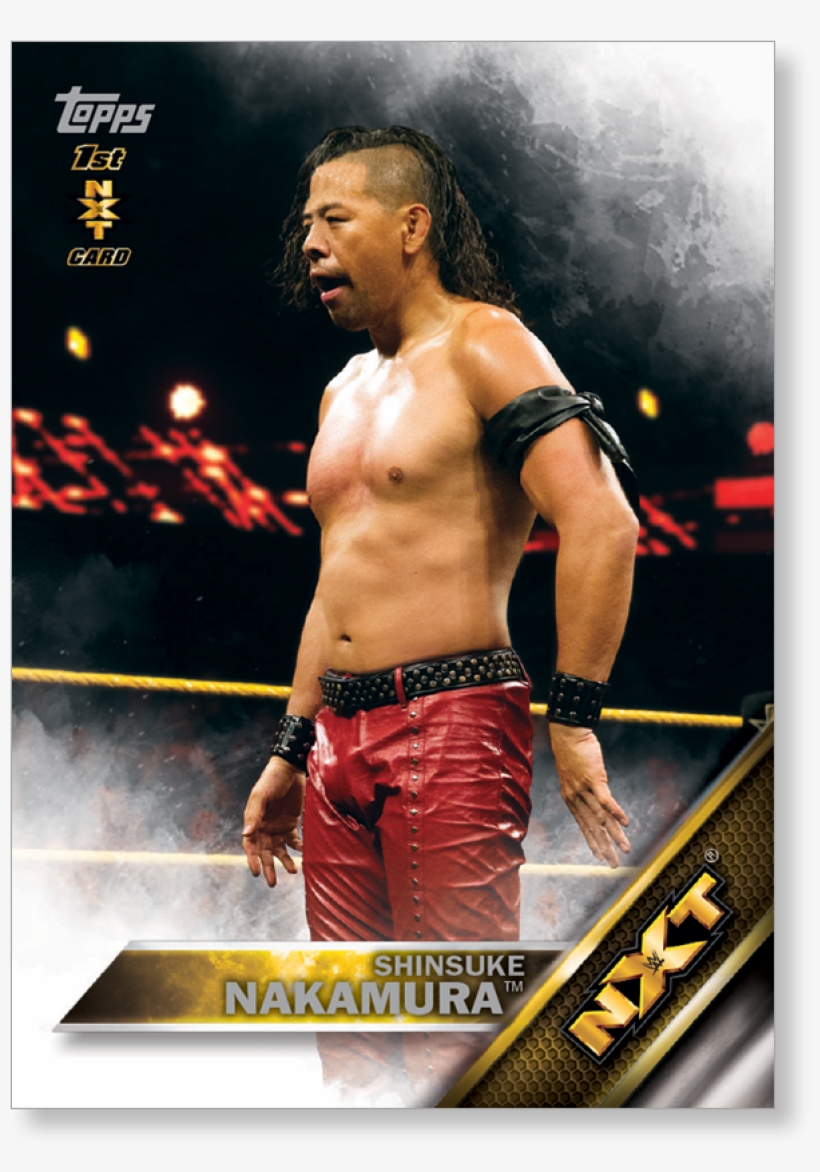 Shinsuke Nakamura 2016 Topps Wwe Now, Then And Forever - Wwe Topps Shinsuke Nakamura, transparent png download
