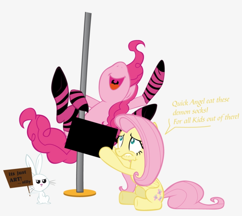 Bunny Transparent Pole Dancing - Pinkie Pie Dance, transparent png download