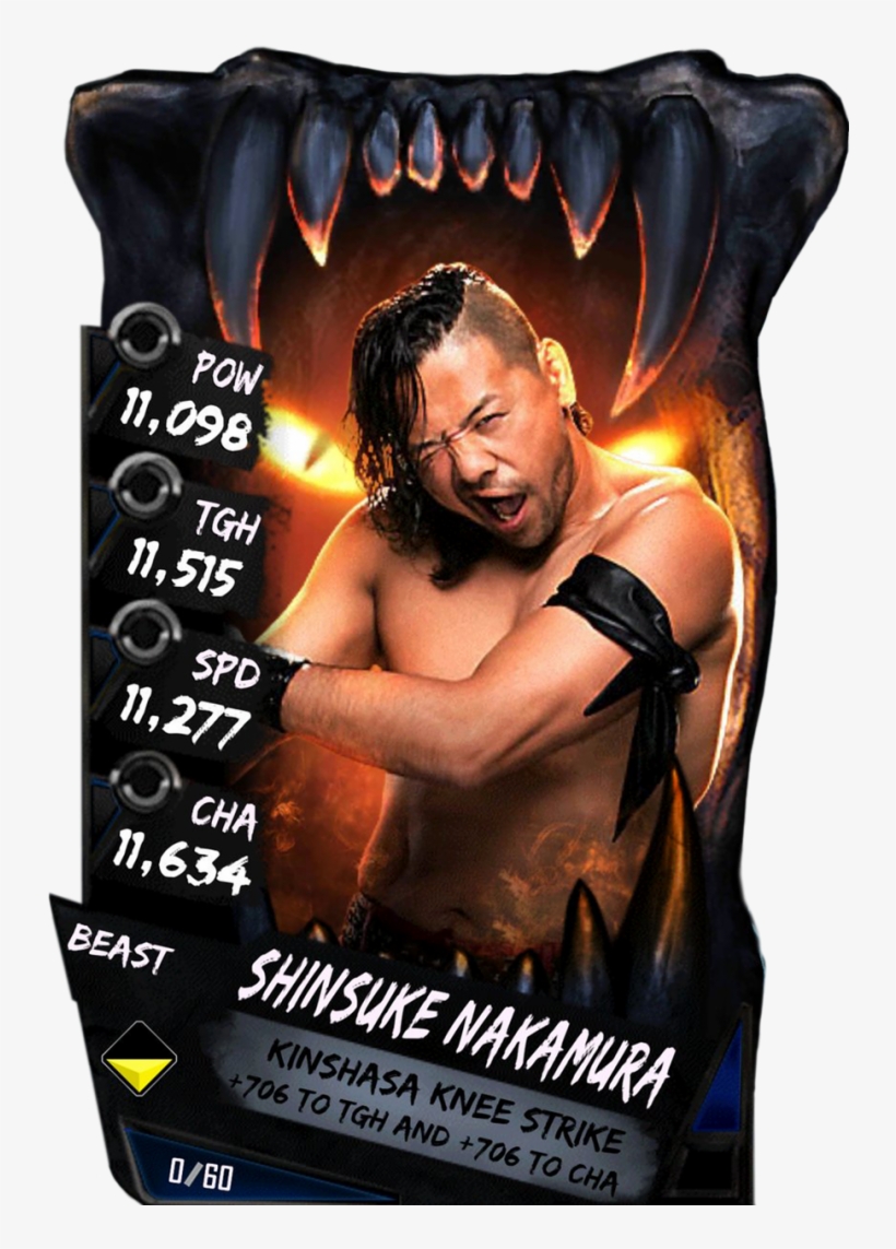 Shinsukenakamura S4 16 Beast, transparent png download
