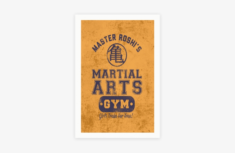 Master Roshi's Martial Arts Gym Poster - Master Roshi's Matial Arts Gym, transparent png download