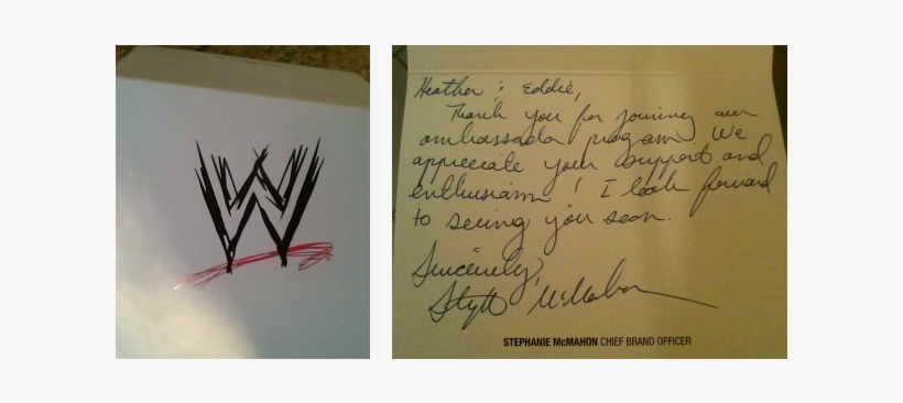 Letter From Stephanie Mcmahon - Wwe: Best Of Raw After The Show [blu-ray], transparent png download