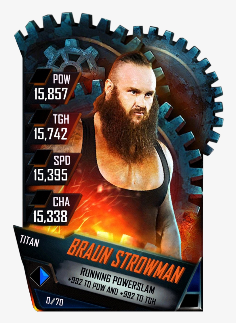 Braunstrowman S4 18 Titan - Jeff Hardy Wwe Supercard, transparent png download
