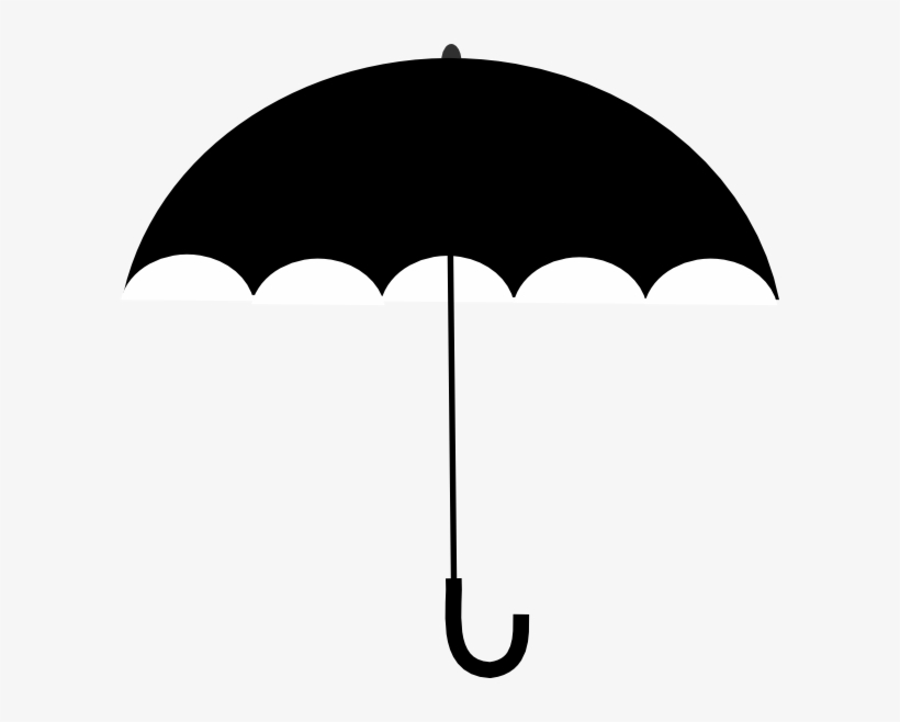 Silhouette Of A Umbrella, transparent png download