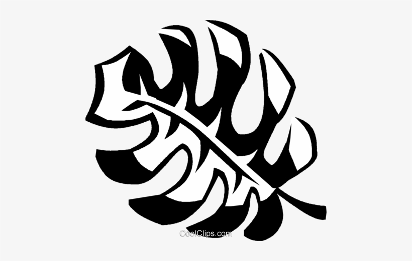 Swiss Cheese Plant Royalty Free Vector Clip Art Illustration, transparent png download