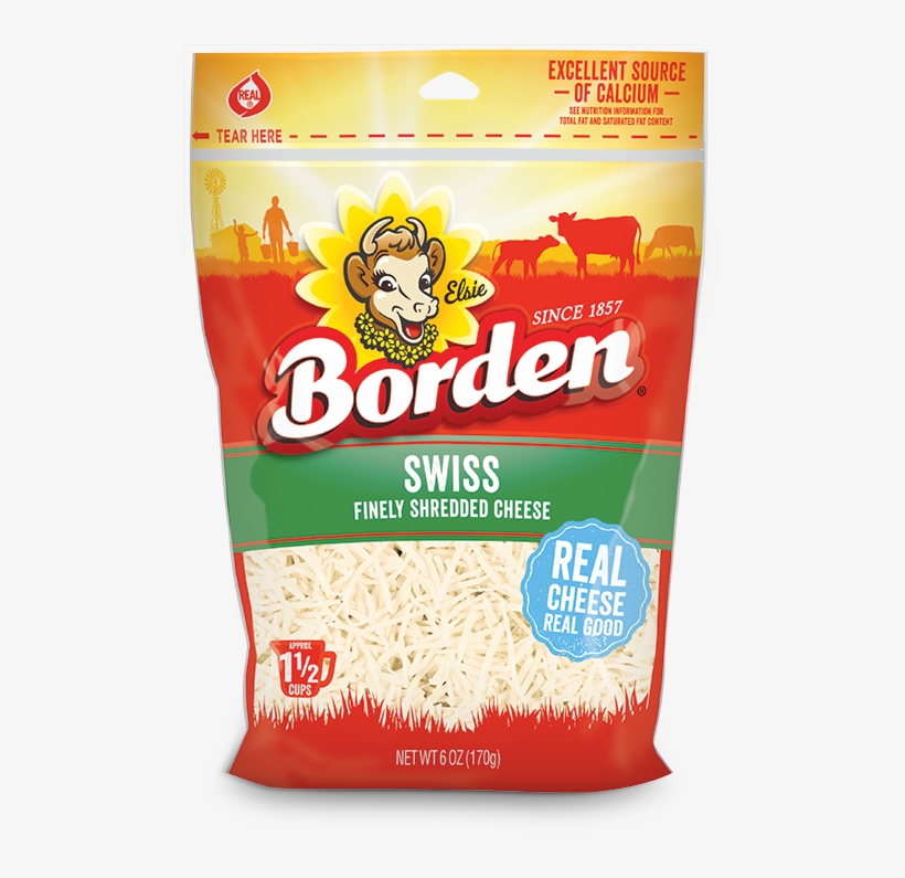 Finely Shredded Swiss Shreds - Monterey Jack Blend Cheese, transparent png download