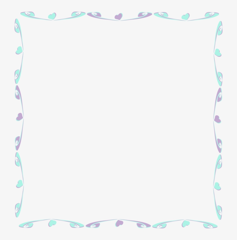 Blue Purple Border Color Computer Icons - Clip Art, transparent png download