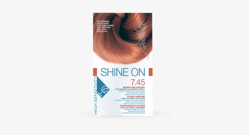 45 Pomegranate Blonde Hair Colouring Treatment - Bionike Shine On Hs Staining Hair Permanent High Tolerance, transparent png download