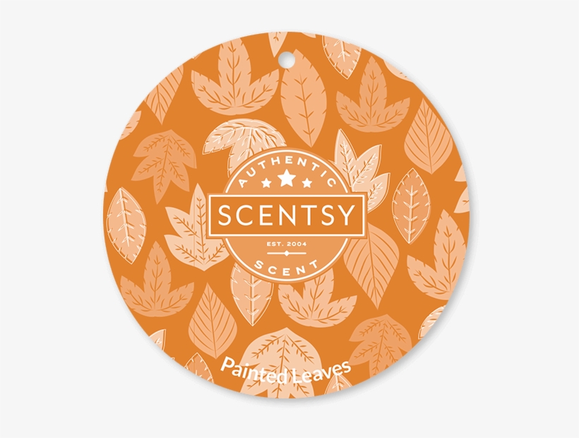 Painted Leaves Scent Circle - Scentsy Scent Pak Lush Gardenia, transparent png download