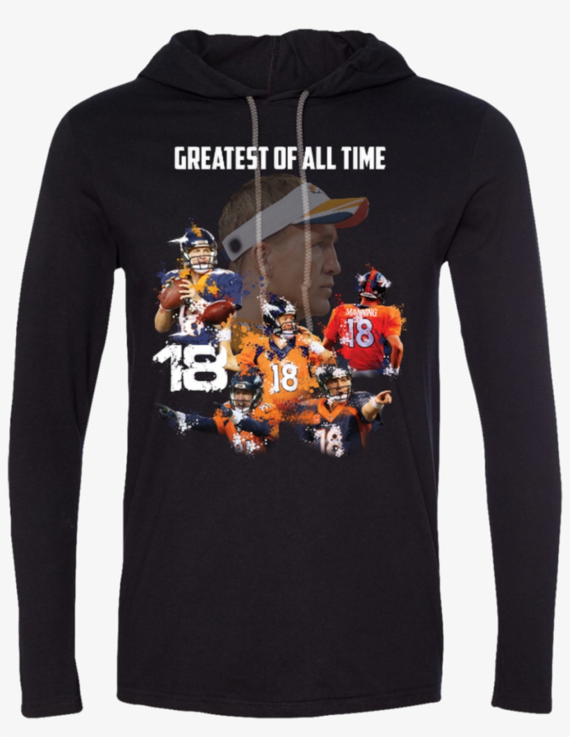 96c29 224cb Peyton Manning Goat Ls T-shirt Hoodie Pick - Teemo Lol Tee Shirt, transparent png download
