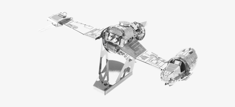 Star Wars The Last Jedi Resistance Ski Speeder Vehicle - Metal Earth Star Wars, transparent png download