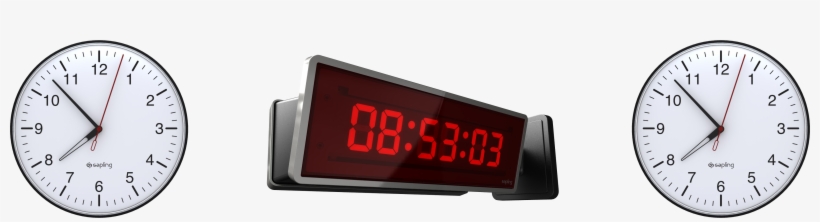 Value Brand Quartz Clock, White, transparent png download