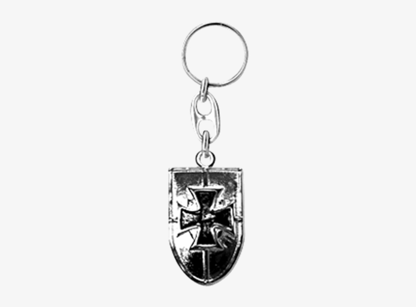 German Shield With Cross Key Chain - Keychain, transparent png download