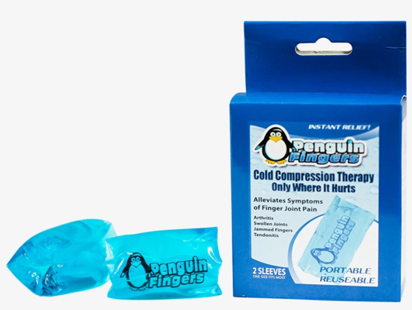 Finger And Toe Cold Gel Ice Pack, By Penguin Fingers - Ice Pack, transparent png download