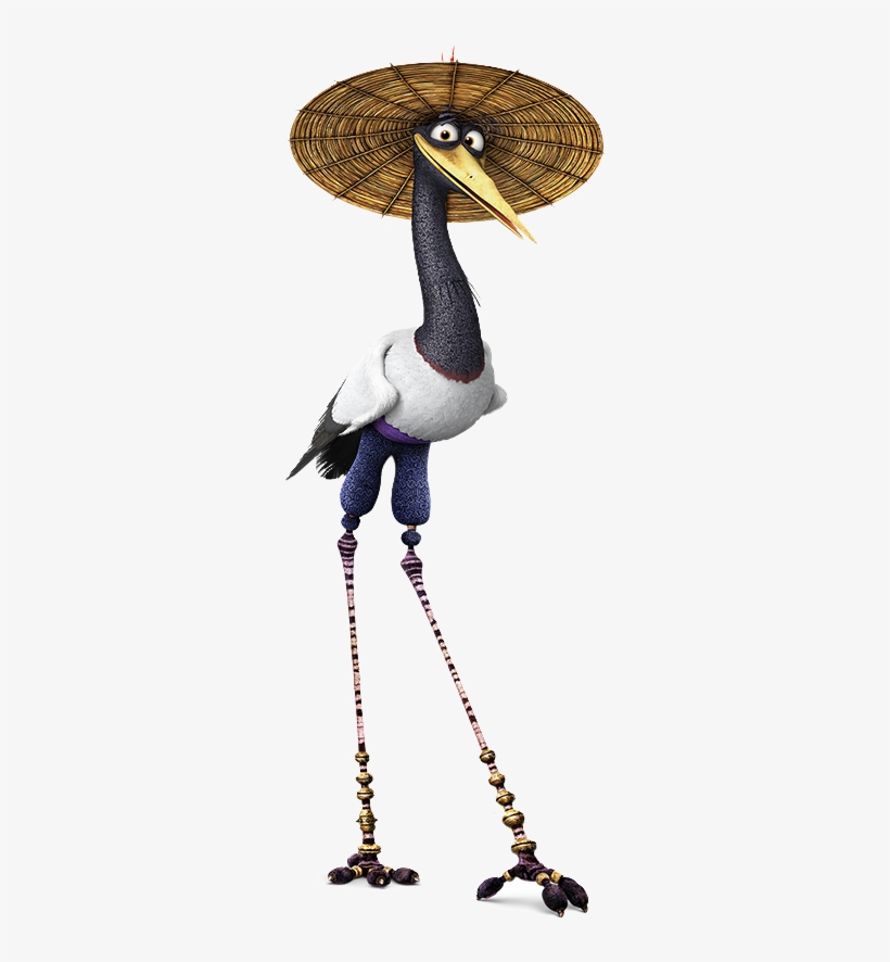 Crane-0 - Kung Fu Panda Characters Png, transparent png download