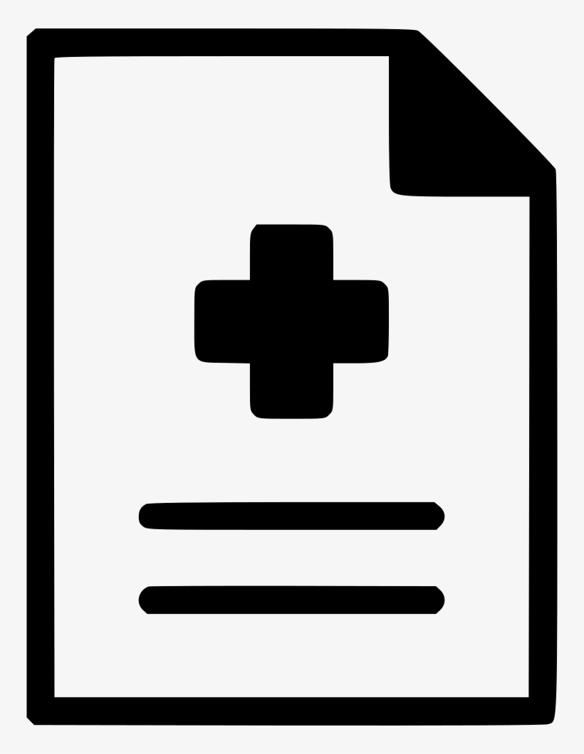 Medical Report File Pulse Cross Comments - Computer File, transparent png download