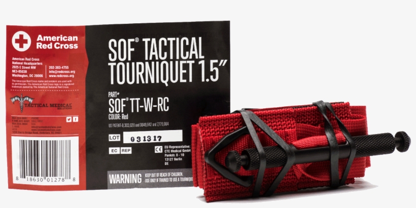 American Red Cross Sof Tactical Tourniquet By Tactical - Dynamite, transparent png download