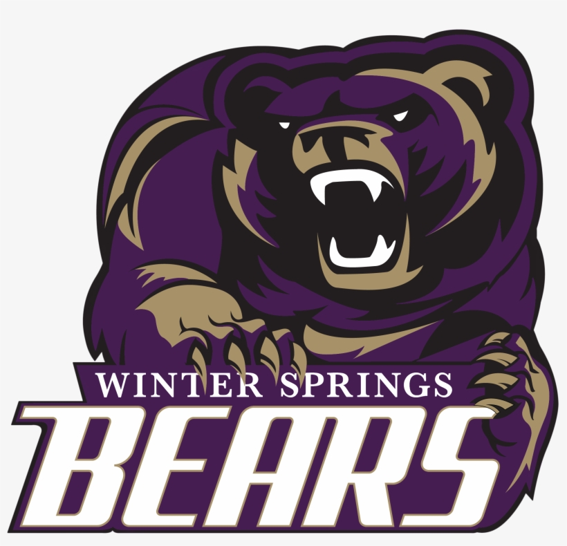 Sun Bear Clipart Winter Animal - Winter Springs High School Logo, transparent png download