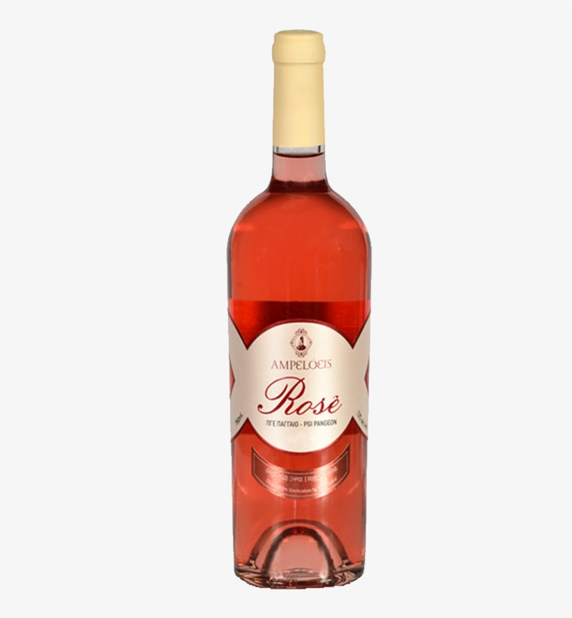 Ampeloeis Rose - Glass Bottle, transparent png download