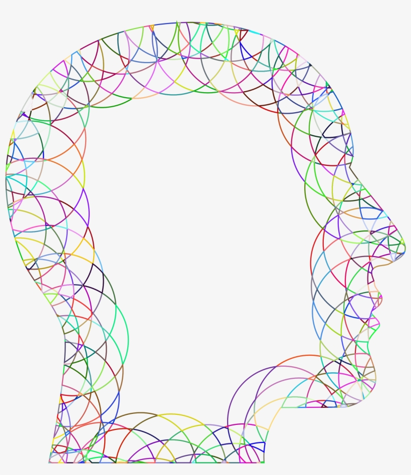 This Free Icons Png Design Of Abstract Lines Head, transparent png download