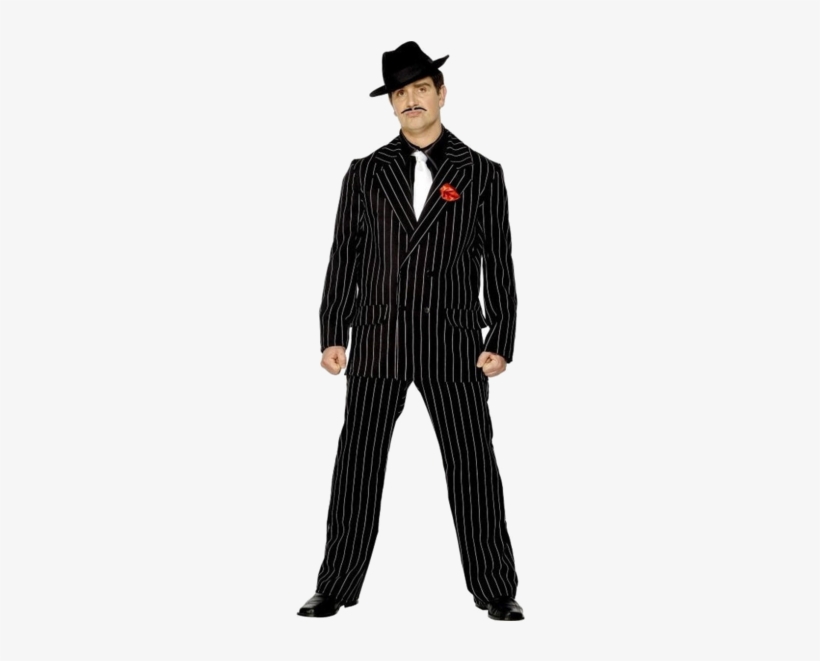 Adult Zoot Suit Gangster Costume Gangsters And Molls Costumes Transparent PNG 366x580 Free