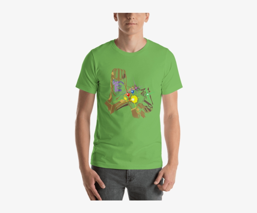 Thanos Infinity Stones Short Sleeve Unisex T Shirt - T-shirt, transparent png download