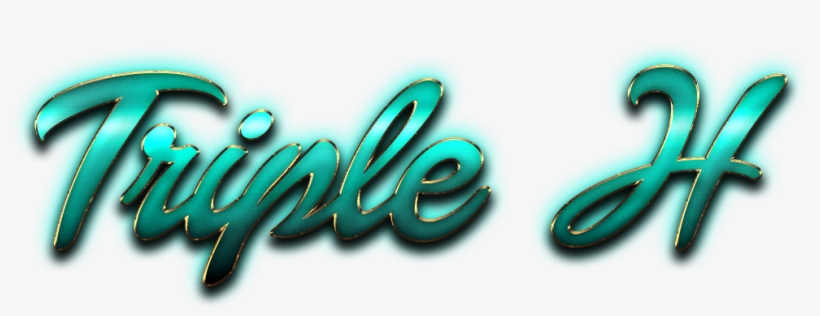 Triple H Name Logo Png - Sunflower, transparent png download