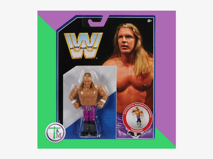 Triple H - Wwe Retro Toy Wrestling Action Figure, transparent png download