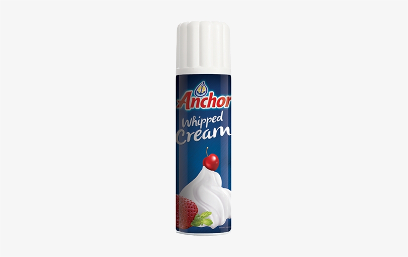 Anchor Aerosol Whipped Cream - Anchor, transparent png download