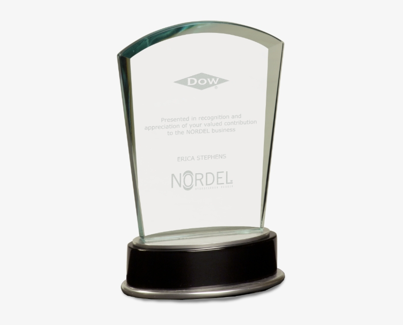 Glass Award Transparent Png Sticker - Glass Award Plaque Psd, transparent png download