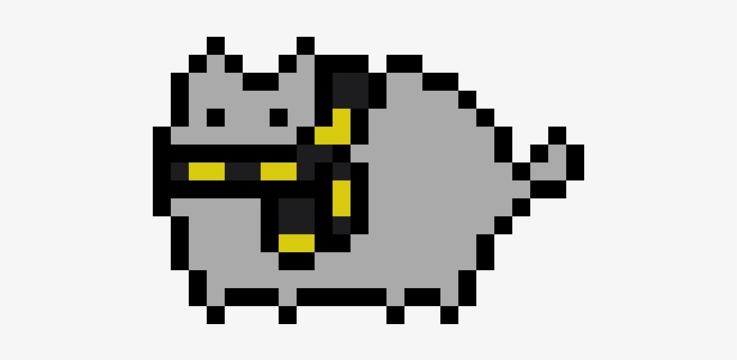 Hufflepuff Pusheen - Pixel Art Winnie The Pooh, transparent png download