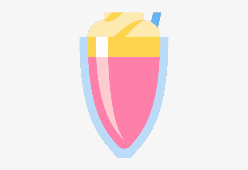 Milkshake Clipart Whipped Cream Png - Emblem, transparent png download