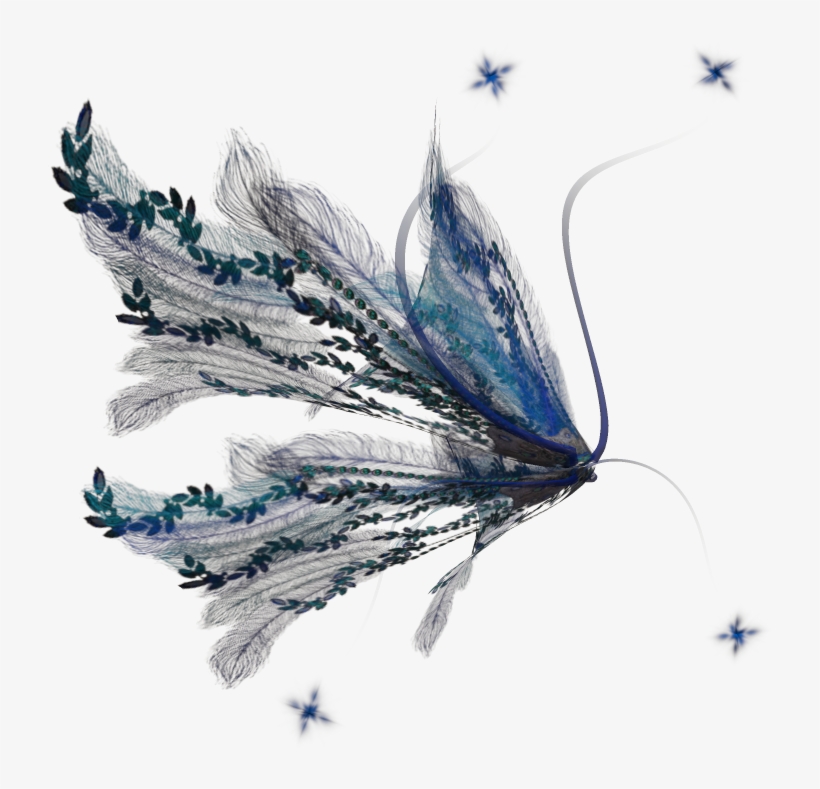 Fairy And Butterfly - Sketch, transparent png download