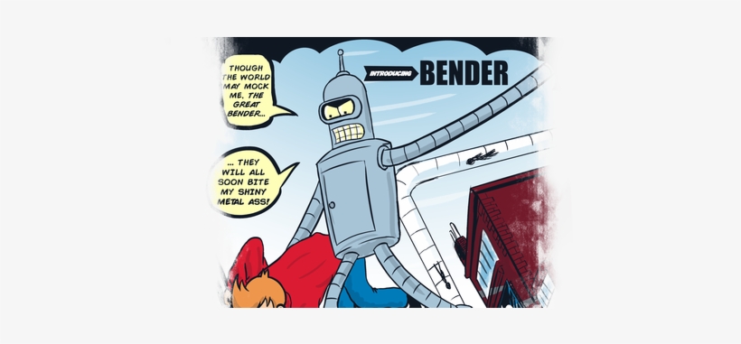 The Amazing Bender Tee Design By Sergiodoe - Design, transparent png download