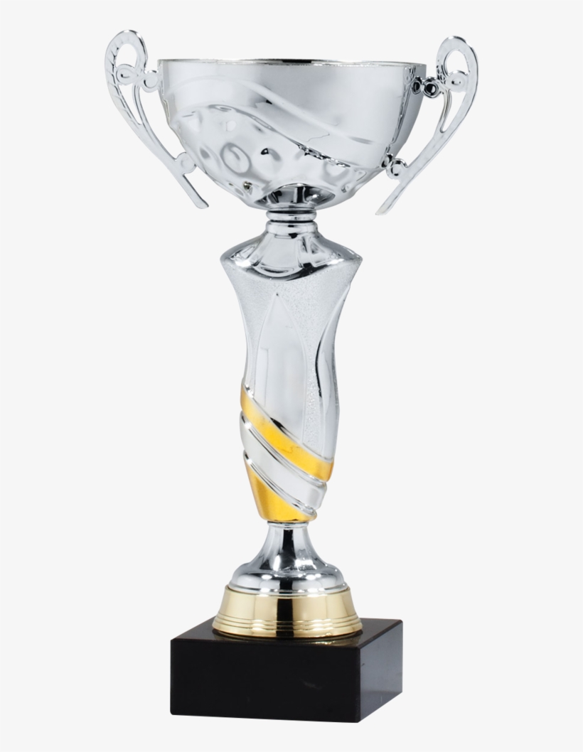 Silver Flare W/ Gold Accent - Trophy, transparent png download